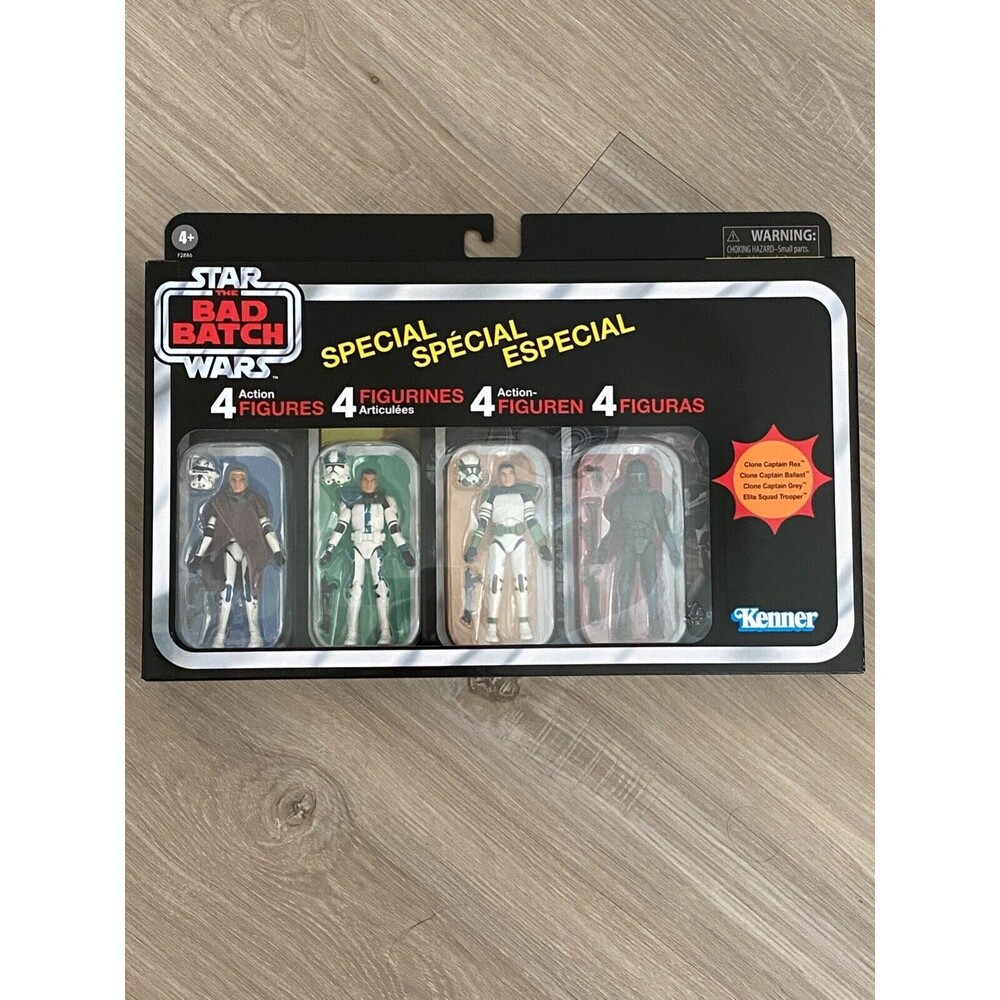 Star Wars Vintage Collection The Bad Batch 4-Pack Amazon Exclusive New Sealed